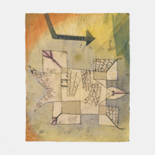 Falling Bird Paul Klee 1919 Fleecedecke