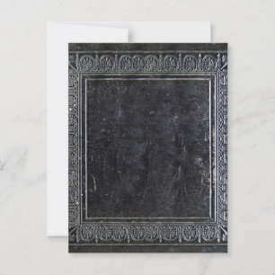 Falling Black Antique Book Postkarte
