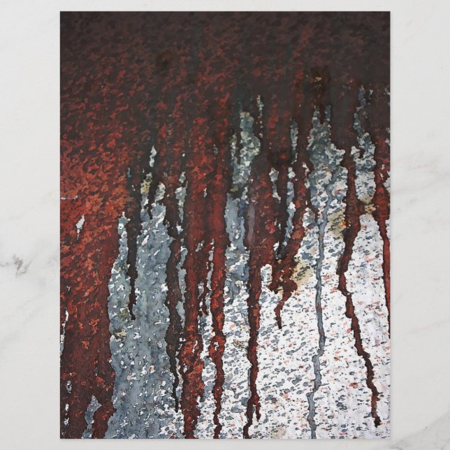 Falling Bloody Rust-Tropfen (Vorderseite)