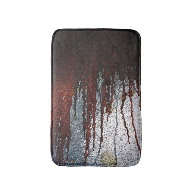Falling Bloody Rust-Tropfen Badematte (Vorderseite Vertikal)