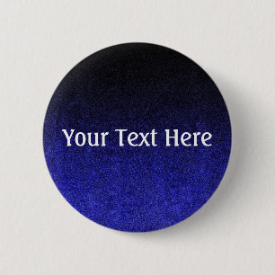 Falling Blue & Black Glitzer Gradient Button