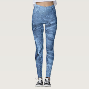 Falling Cracked Ice Leggings