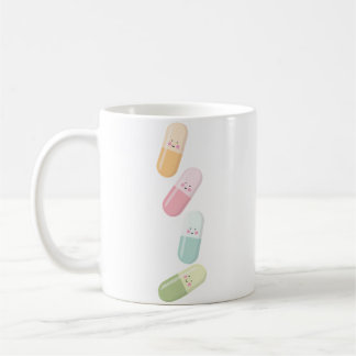 Falling Cute Pills Kaffeetasse