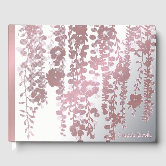 Falling Flowers Gästebuch (Vorderseite)