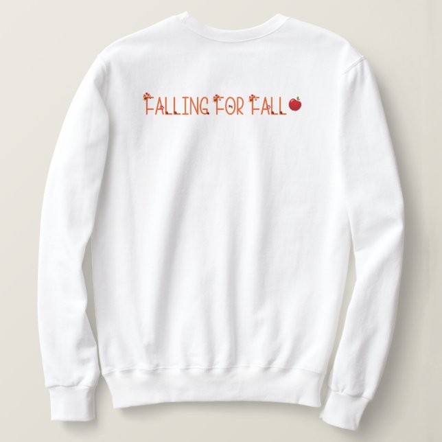 Falling for Fall Sweatshirt (Design Rückseite)