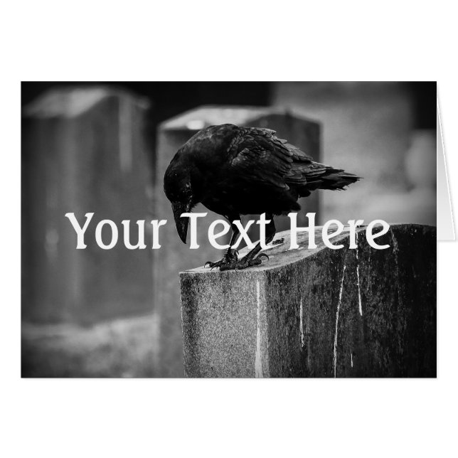 Falling Friedhof Crow (Vorderseite (Horizontal))