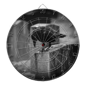 Falling Friedhof Crow Dartscheibe