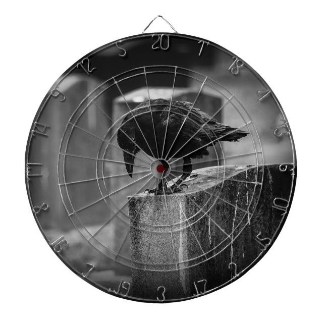 Falling Friedhof Crow Dartscheibe (vorne)