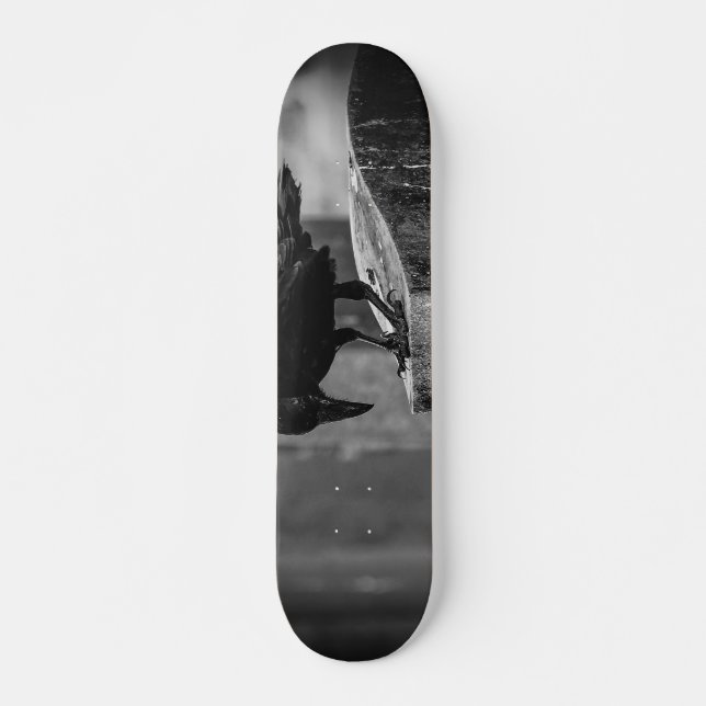 Falling Friedhof Crow Skateboard (Vorne)