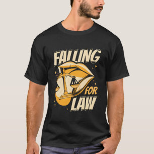 Falling für Juristenwissenschaften Jura School Stu T-Shirt