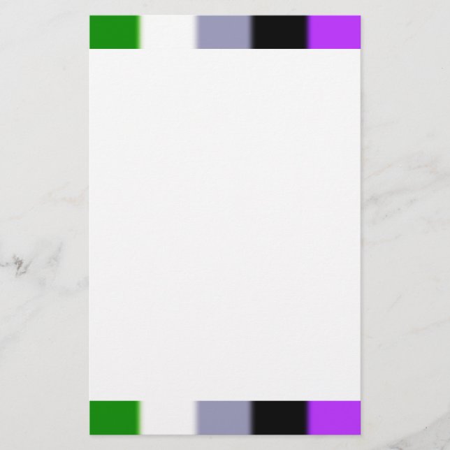 Falling Genderqueer Pride Flag Briefpapier (Vorderseite)
