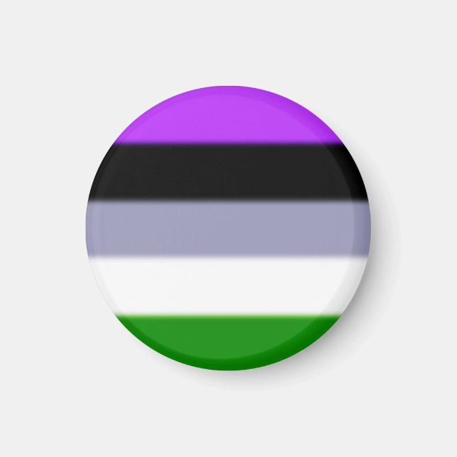 Falling Genderqueer Pride Flag Magnet (Vorne)
