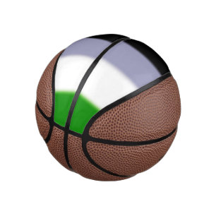 Falling Genderqueer Pride Flag Mini Basketball