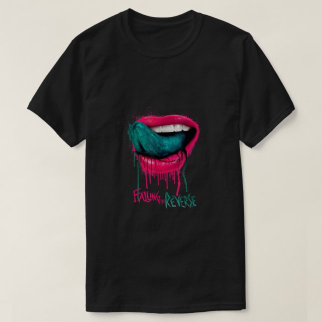 Falling In Reverse - Official Merchandise - Lips T T-Shirt (Design vorne)