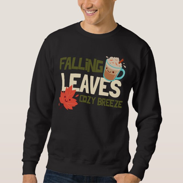 Falling Leaves, Cozy Breeze Sweatshirt (Vorderseite)