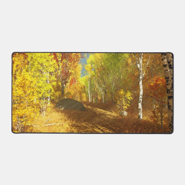 Falling Light Desk Mat Schreibtischunterlage (Vorderseite)