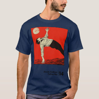 Falling Man Minimalistisch Graphic Artwork Design T-Shirt