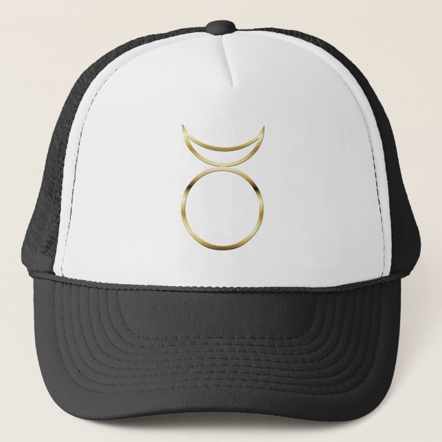 Falling Pagan Horned God Symbol Truckerkappe (Vorderseite)