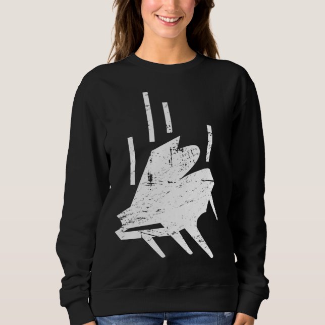 Falling  Piano Lessons Piano Player & Piano Teache Sweatshirt (Vorderseite)
