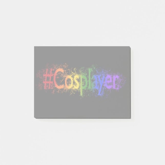 Falling Proud Cosplayer Post-it Klebezettel (Vorderseite)