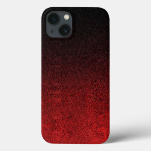 Falling Red & Black Glitzer Gradient Case-Mate iPhone Hülle