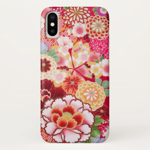 Falling Red Floral Burst Case-Mate iPhone Hülle