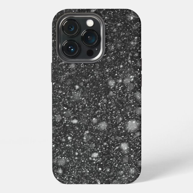 Falling Snow Overlay iPhone Hülle (Hinten)