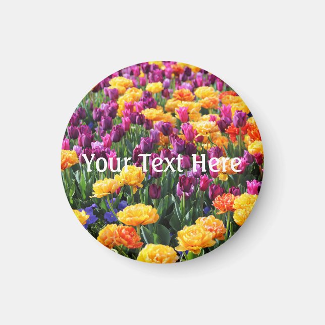 Falling Sunset Floral River Magnet (Vorne)