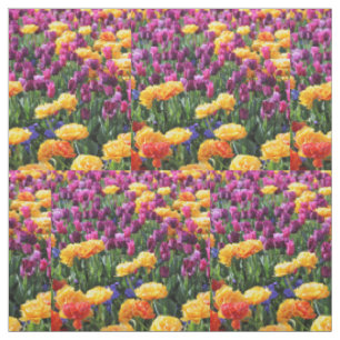 Falling Sunset Floral River Stoff