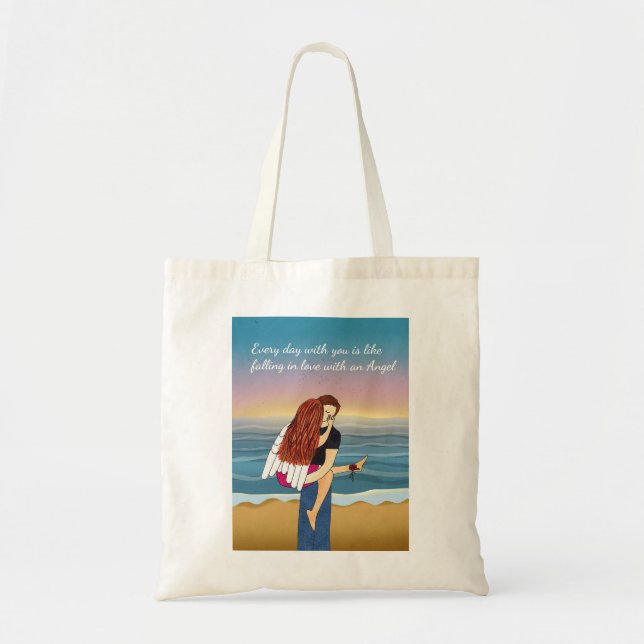 Falling Tote Bag Tragetasche (Vorne)