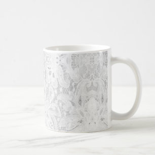Falling White Lace Kaffeetasse