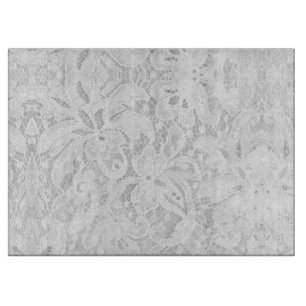 Falling White Lace Schneidebrett