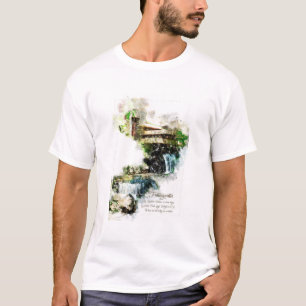 Fallingwater_High Watercolor T-Shirt