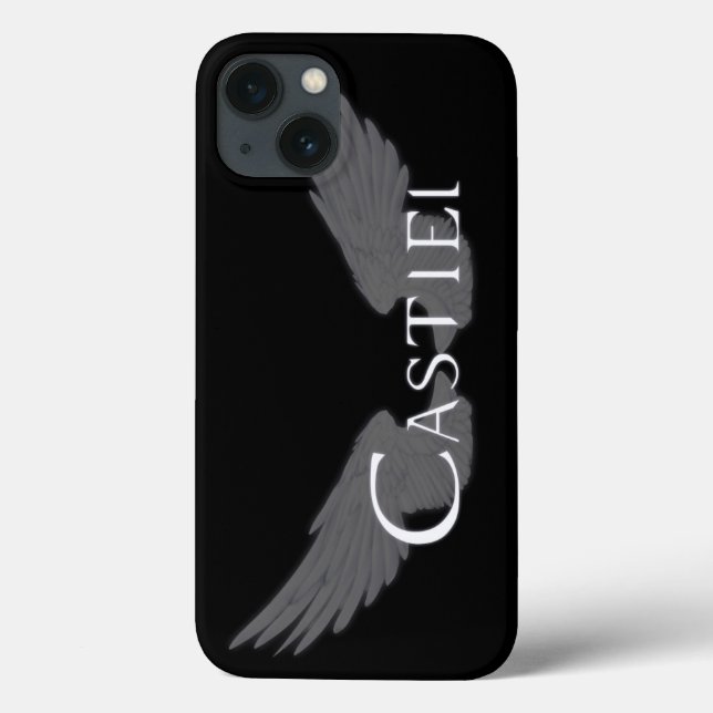 Fallkanzel mit Flügeln weiß Case-Mate iPhone Hülle (Rückseite)