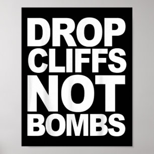 Fallklippen nicht Bomben Ski Snowboard Mtb Anti-Kr Poster