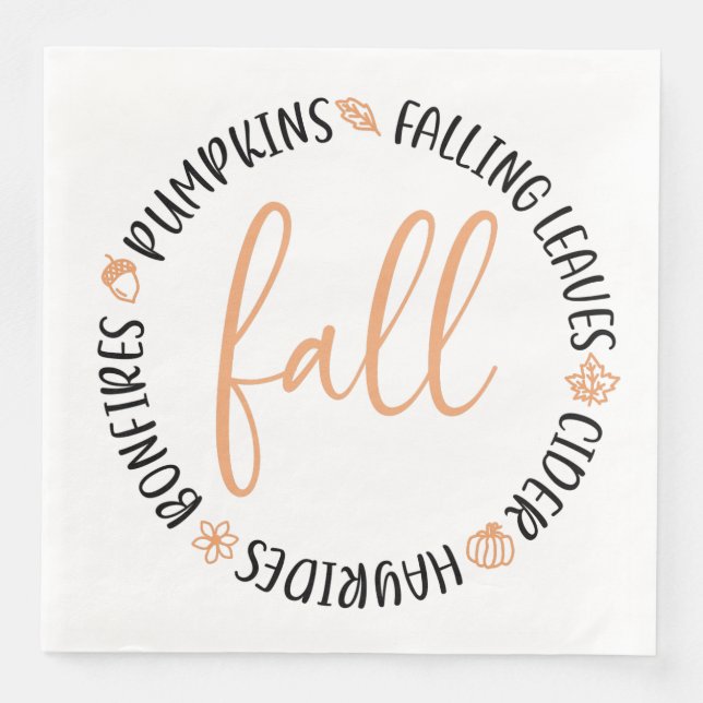 Fallkreis Serviette (Vorderseite)