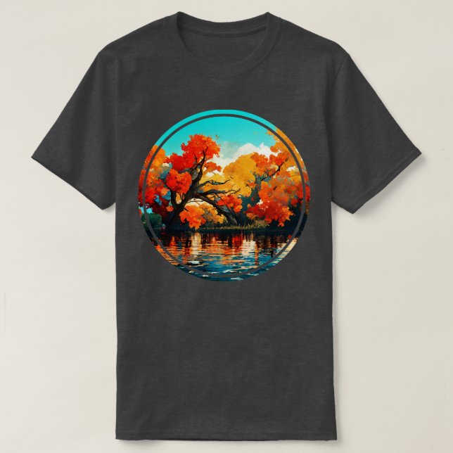Fallkreisgestaltung T-Shirt (Design vorne)