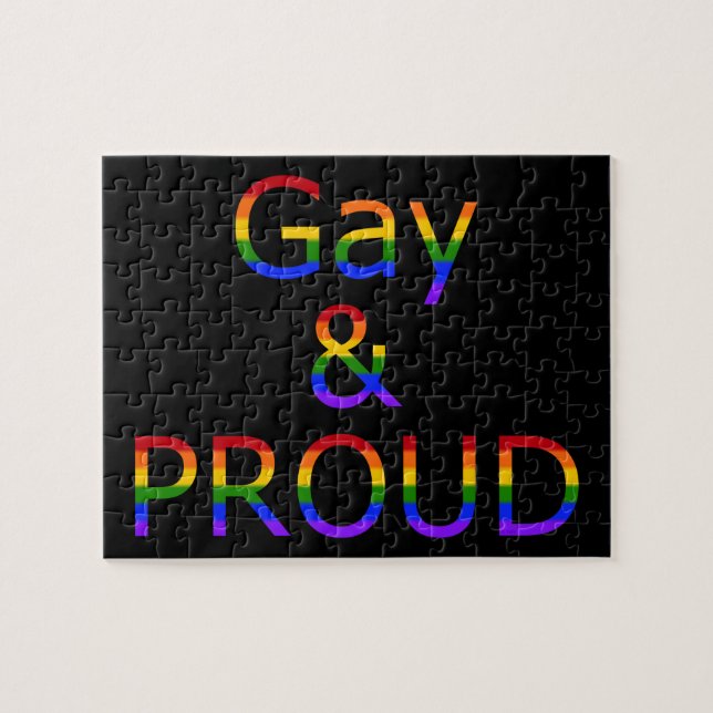 Falll Gay und Stolz Puzzle (Horizontal)