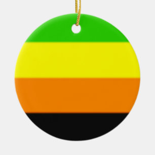 Fallln-Aromantische Flagge Keramik Ornament
