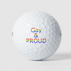 Fallln Gay und Stolz Golfball