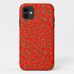 Fallmädchen von Poppy Buds auf Red iPhone 5/5 Case-Mate iPhone Hülle