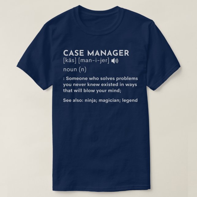 Fallmanager im Krankenhaus Superhuman im Gesundhei T-Shirt (Design vorne)