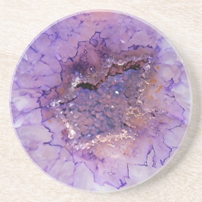 Falln Amethyst Geode Getränkeuntersetzer (Vorne)
