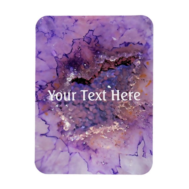 Falln Amethyst Geode Magnet (Vertikal)