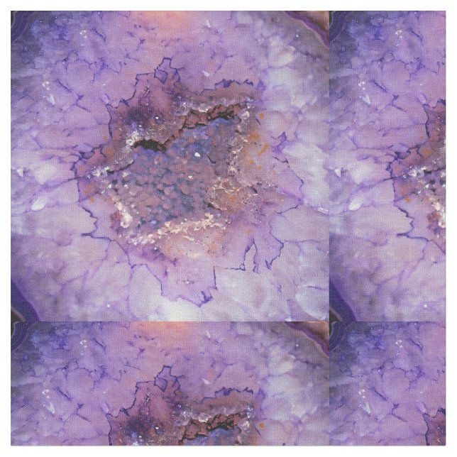 Falln Amethyst Geode Stoff (Nahaufnahme)