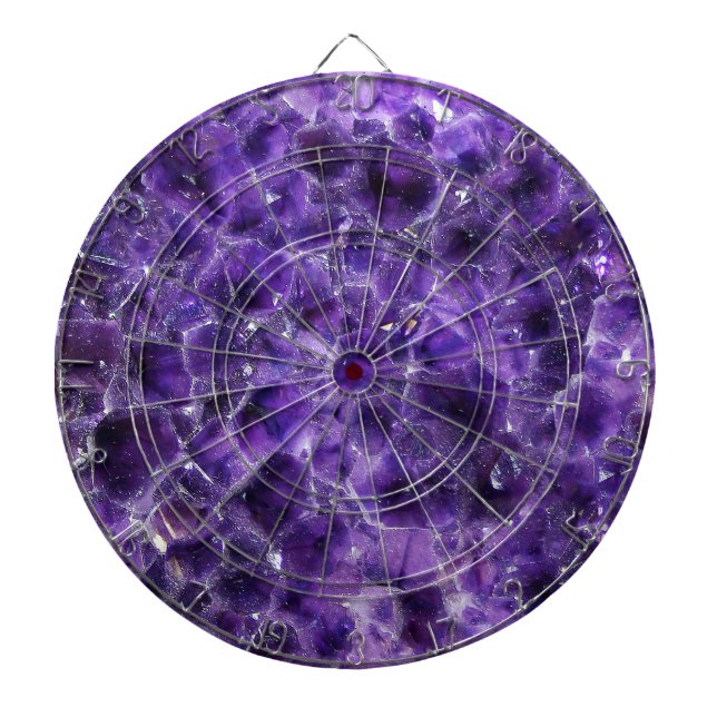 Falln-Amethyst-Gipfel Dartscheibe (vorne)