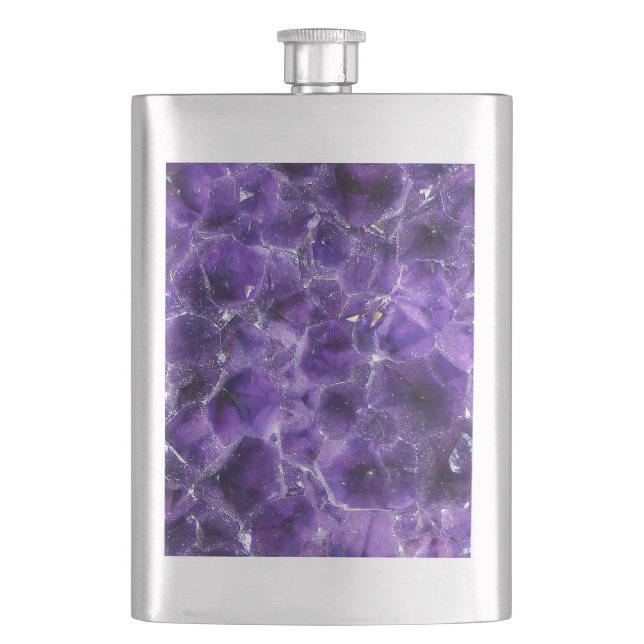 Falln-Amethyst-Gipfel Flachmann (Vorderseite)
