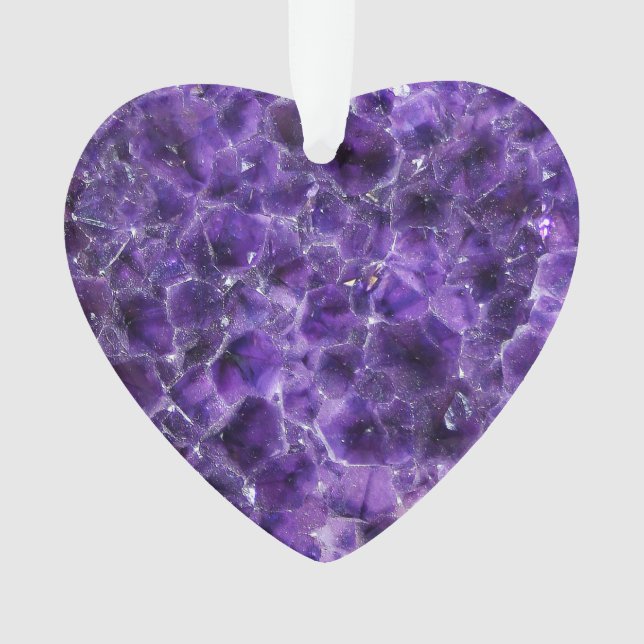 Falln-Amethyst-Gipfel Ornament (Vorderseite)