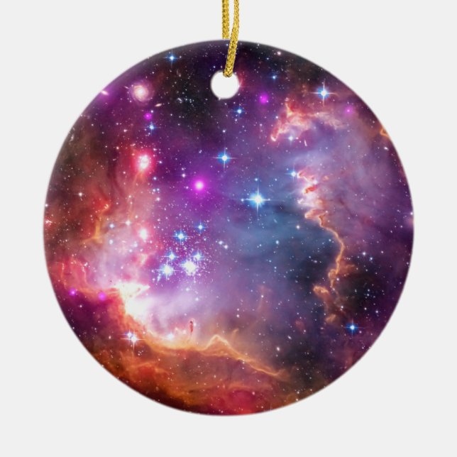 Falln Angelic Galaxy Keramik Ornament (Vorne)