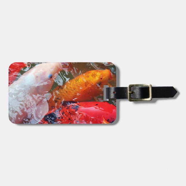 Falln Ansammlung Koi Gepäckanhänger (Vorderseite horizontal)